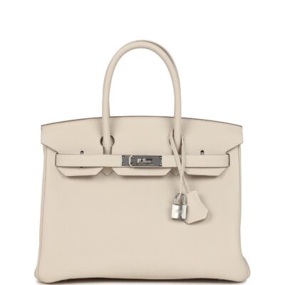 Hermes Birkin 30 Craie Togo PHW