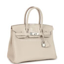 Hermes Birkin 30 Craie Togo PHW