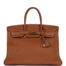 Vintage Hermes Birkin 35 GHW Clemence GHW