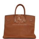 Vintage Hermes Birkin 35 GHW Clemence GHW