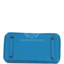 Hermes Birkin 30 Bleu Zanzibar Verso Togo PHW