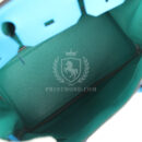 Hermes Birkin 30 Bleu Zanzibar Verso Togo PHW