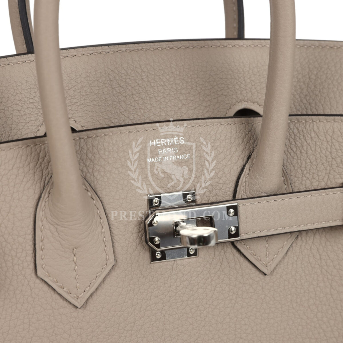 Hermes Birkin 25 Gris Tourterelle Togo PHW — изображение 7