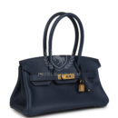 Hermes Shoulder Birkin Light 29 Bleu Abysse Evercolor GHW