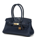 Hermes Shoulder Birkin Light 29 Bleu Abysse Evercolor GHW