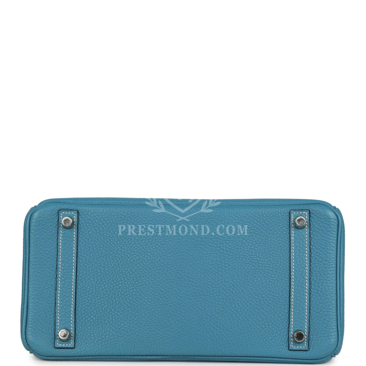 Vintage Hermes Birkin 30 Blue Jean Clemence PHW — изображение 6