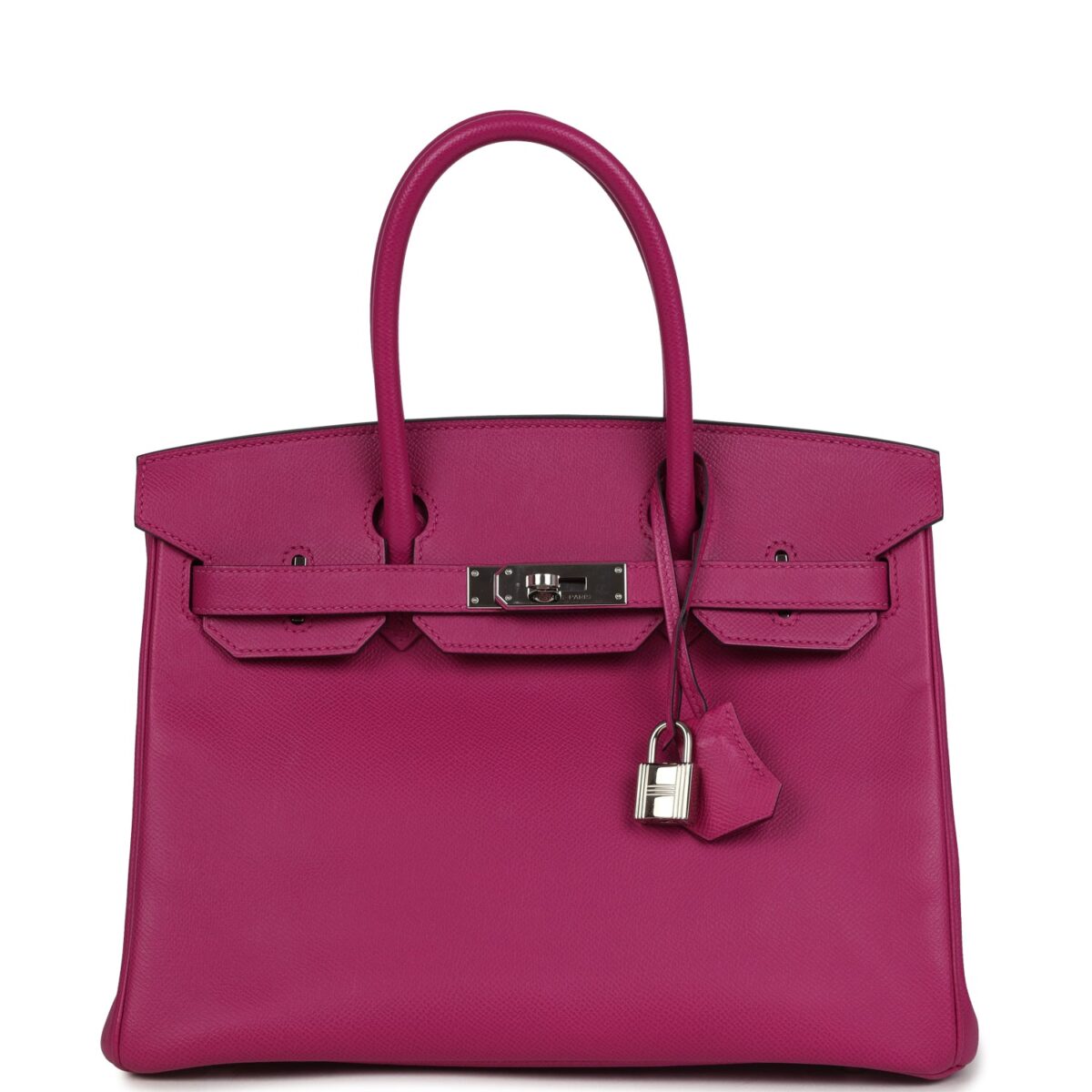 Hermes Birkin 30 Rose Pourpre Epsom PHW