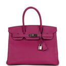 Hermes Birkin 30 Rose Pourpre Epsom PHW