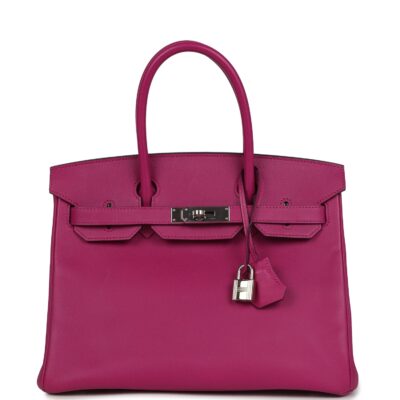 Hermes Birkin 30 Rose Pourpre Epsom PHW