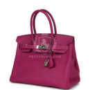 Hermes Birkin 30 Rose Pourpre Epsom PHW