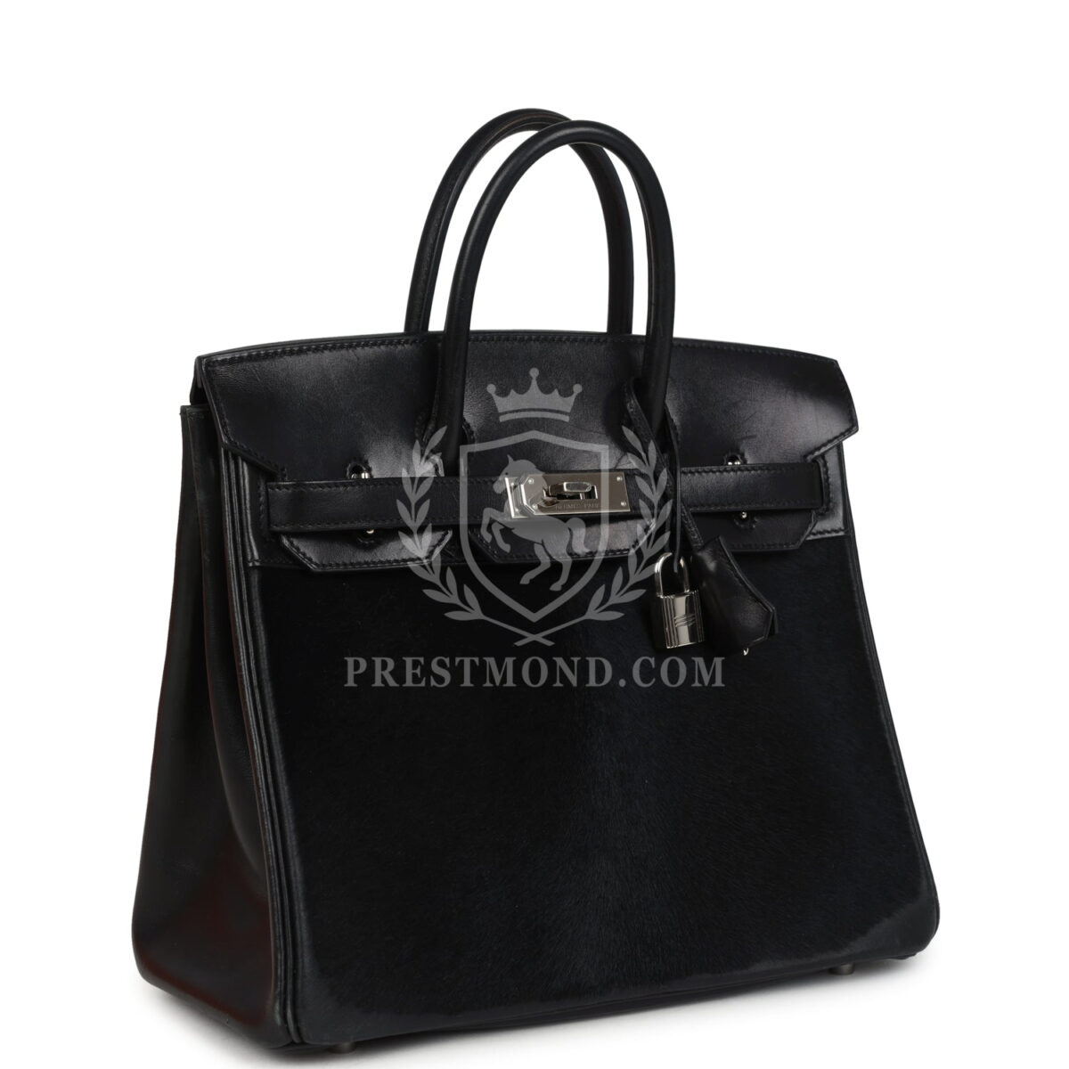 Hermes Birkin 28 HAC Black Evercalf and Troika PHW — изображение 2