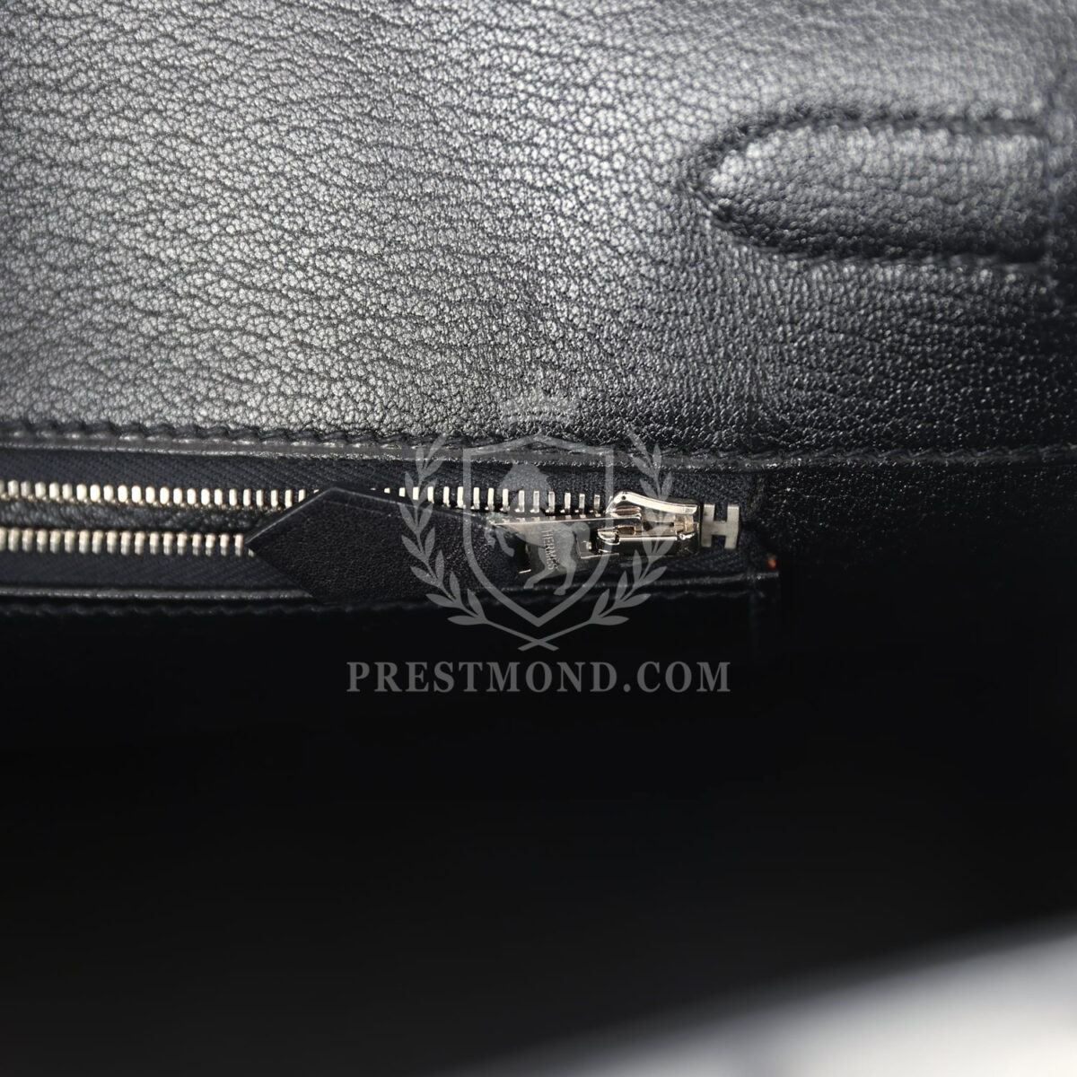Hermes Birkin 28 HAC Black Evercalf and Troika PHW — изображение 8