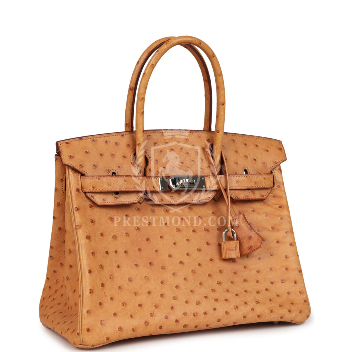 Hermes Birkin 30 Natural Sable Ostrich PHW — изображение 2