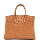 Hermes Birkin 30 Natural Sable Ostrich PHW