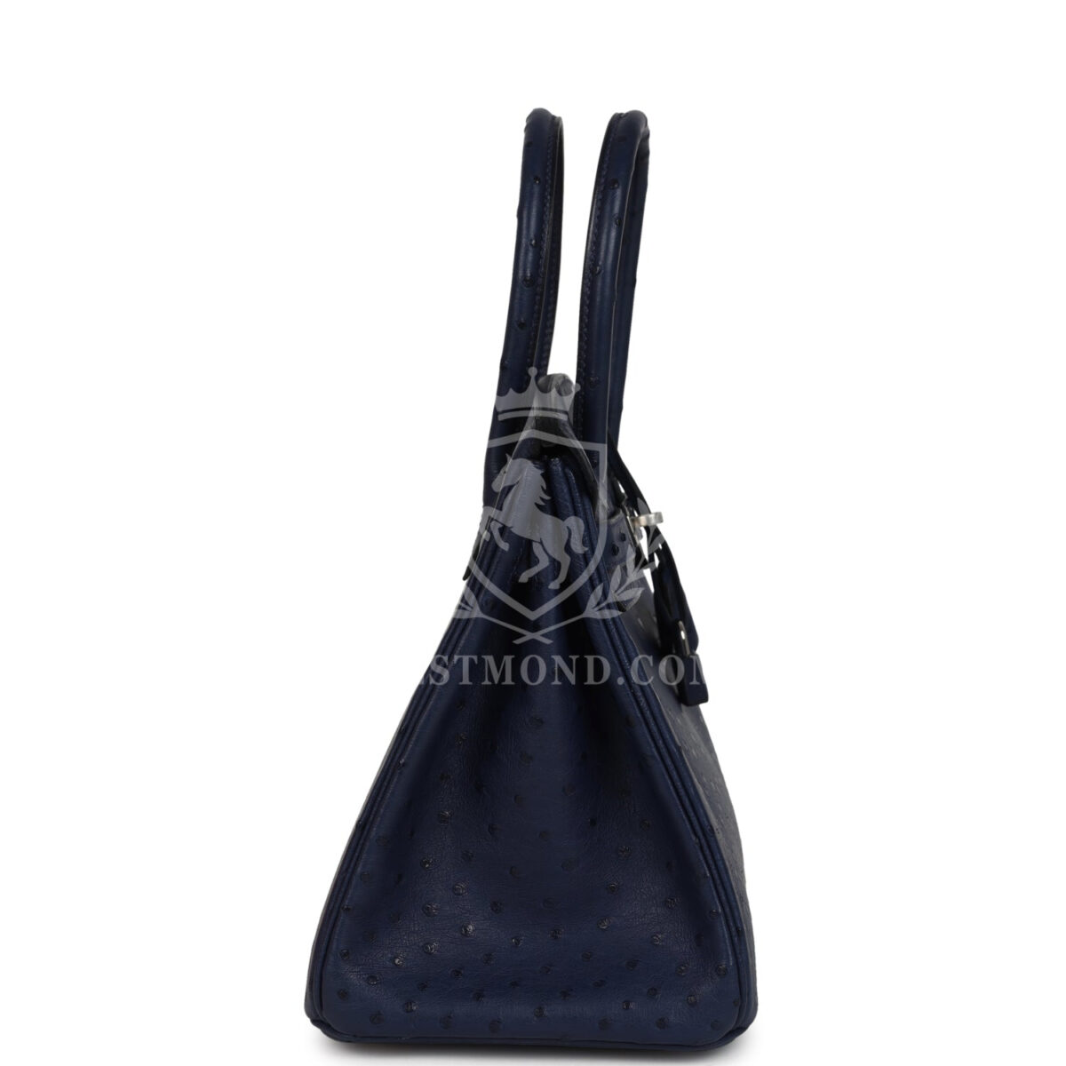 Hermes Birkin 30 Bleu Iris Ostrich PHW — изображение 3