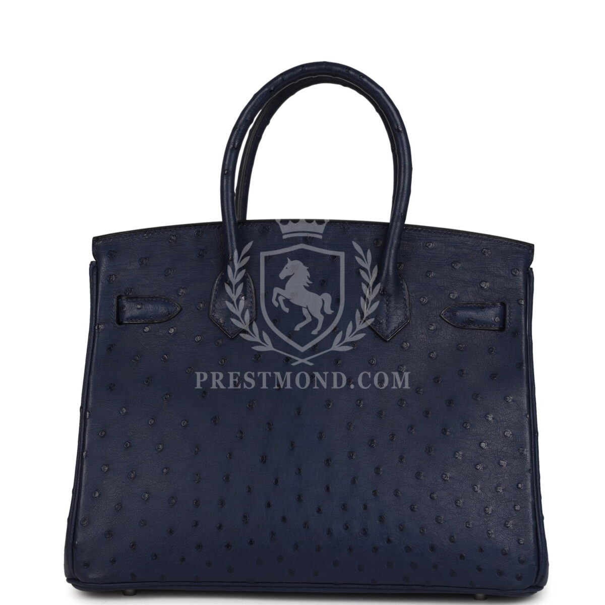Hermes Birkin 30 Bleu Iris Ostrich PHW — изображение 4