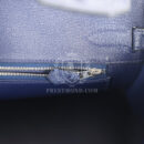 Hermes Birkin 30 Bleu Iris Ostrich PHW