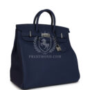 Hermes HAC Birkin 40 Bleu Saphir Togo PHW