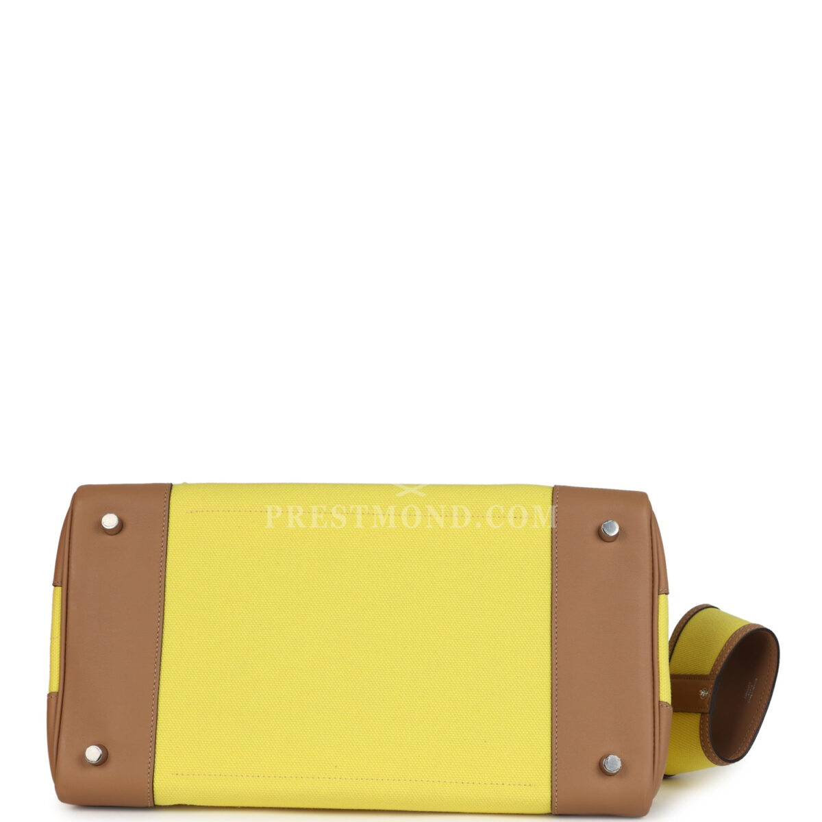 Hermes Birkin Cargo 35 Jaune Citron Toile and Chai Swift PHW — изображение 7