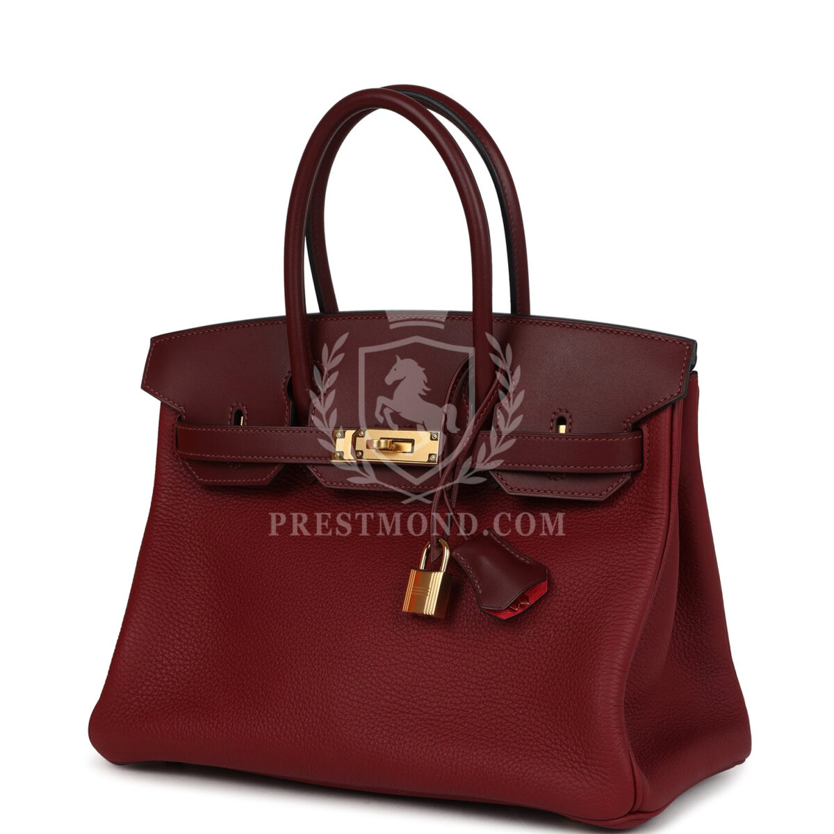 Hermes Birkin 30 Rouge H Verso Sombrero and Clemence Touch GHW — изображение 5
