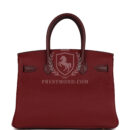 Hermes Birkin 30 Rouge H Verso Sombrero and Clemence Touch GHW