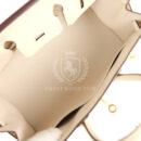 Hermes Birkin Sellier 25 Nata Epsom GHW