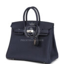 Hermes Birkin 25 Bleu Nuit Togo PHW