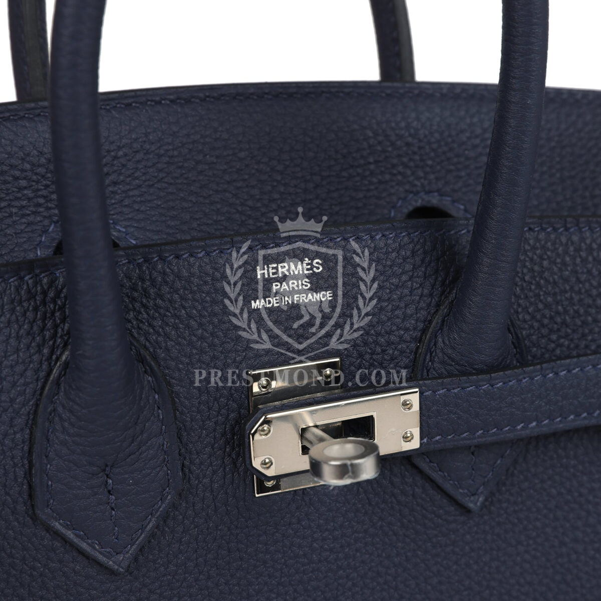 Hermes Birkin 25 Bleu Nuit Togo PHW — изображение 7