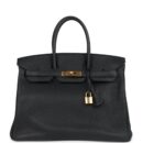 Hermes Birkin 35 Black Togo GHW