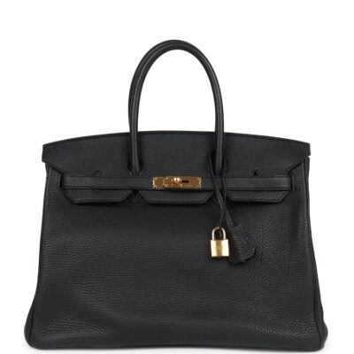 Hermes Birkin 35 Black Togo GHW