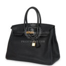 Hermes Birkin 35 Black Togo GHW