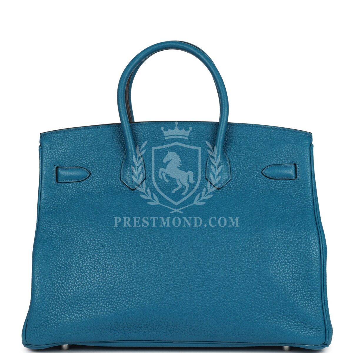 Hermes Birkin 35 Bleu Izmir Verso Clemence PHW — изображение 4