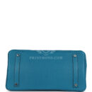 Hermes Birkin 35 Bleu Izmir Verso Clemence PHW