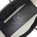 Hermes Shoulder Birkin Light 39 Multicolor Toile and Black Swift PHW