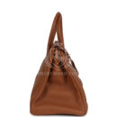 Hermes Birkin Club 35 GHW and Marron d'Inde Clemence and Ficelle Lizard PBHW