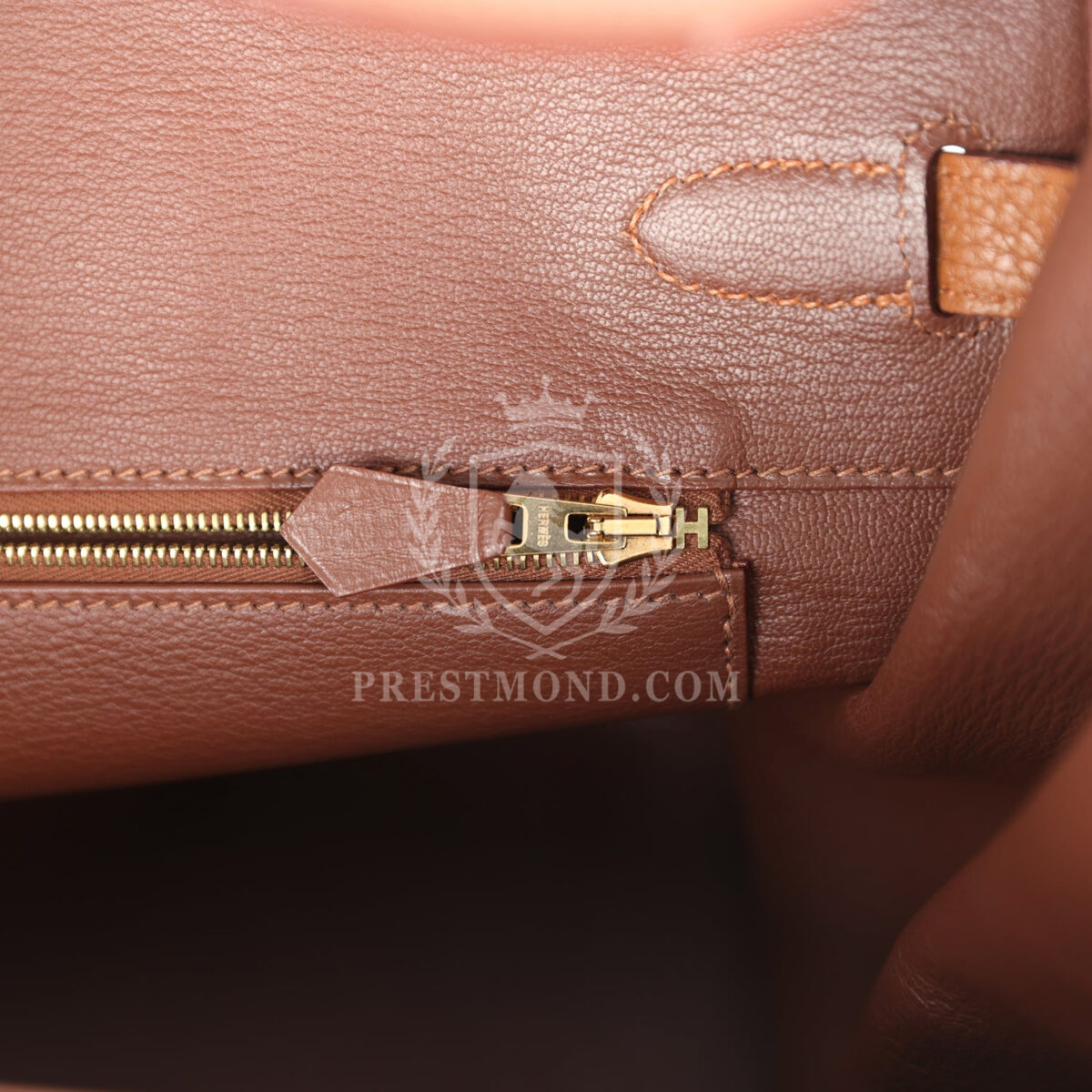 Hermes Birkin Club 35 GHW and Marron d'Inde Clemence and Ficelle Lizard PBHW — изображение 9