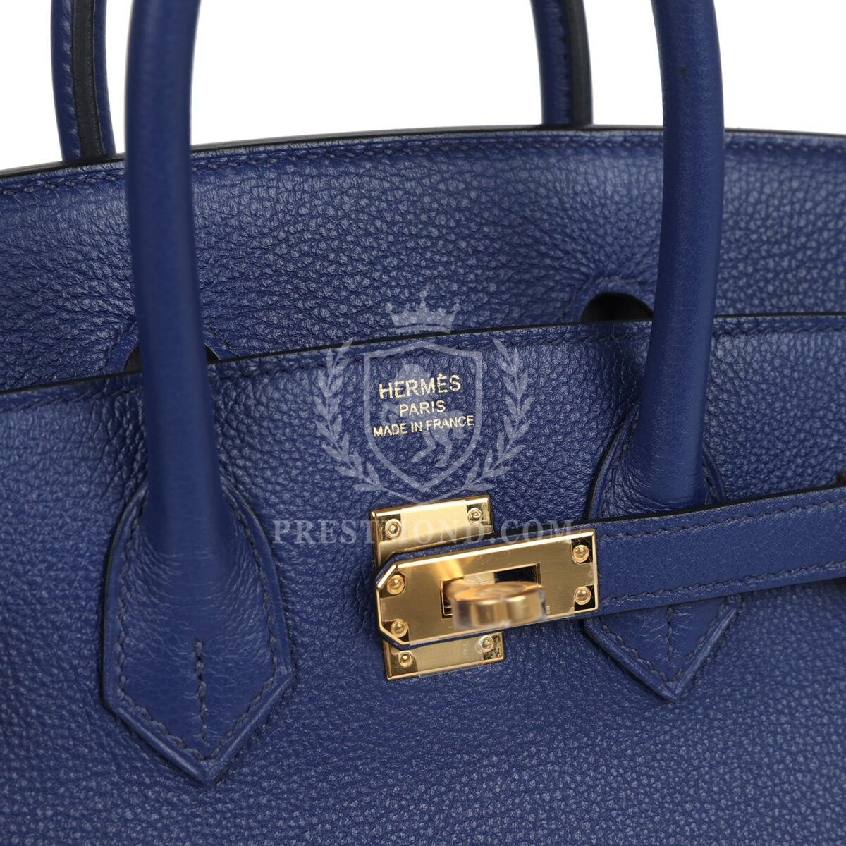 Hermes Birkin 25 Bleu Saphir Verso Novillo GHW — изображение 7