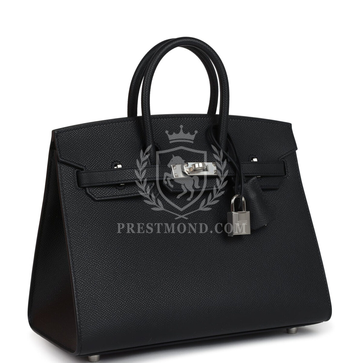 Hermes Birkin Sellier 25 Black Epsom PHW — изображение 2
