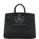 Hermes Birkin Sellier 25 Black Epsom PHW