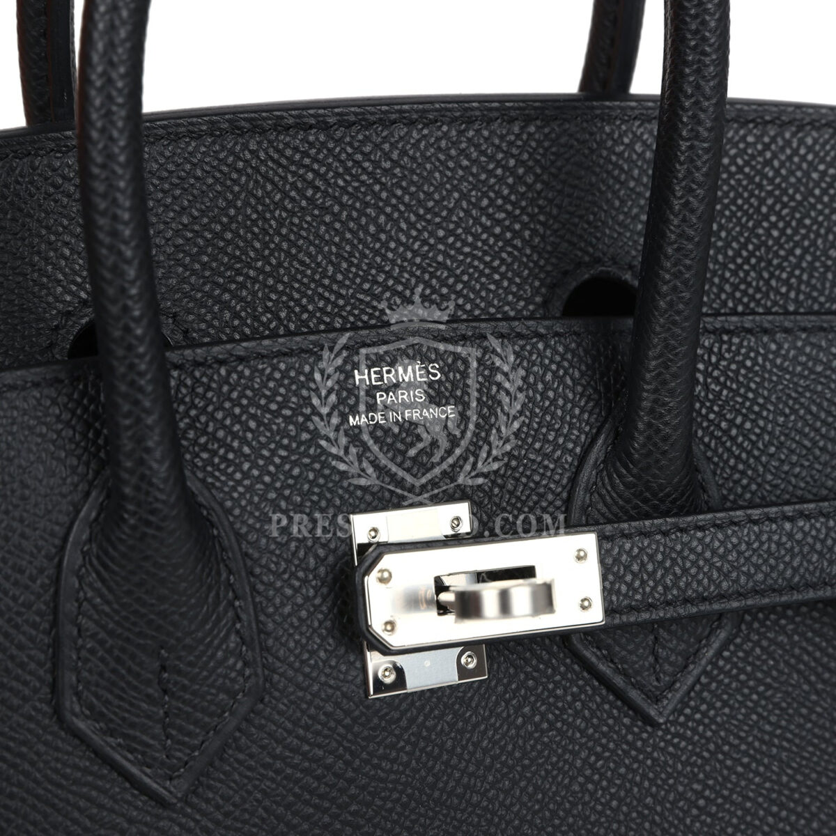 Hermes Birkin Sellier 25 Black Epsom PHW — изображение 7