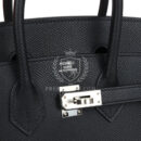 Hermes Birkin Sellier 25 Black Epsom PHW