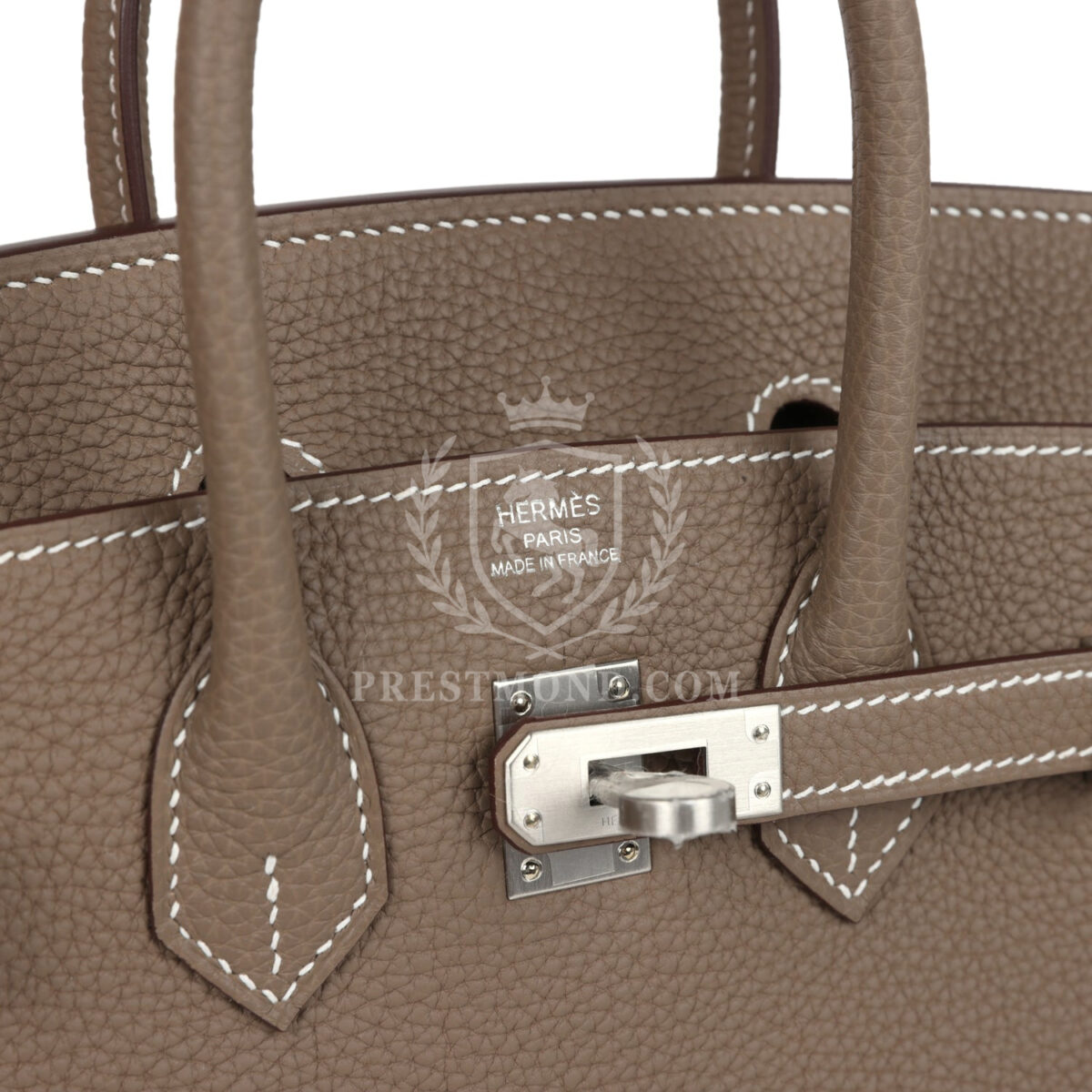Hermes Birkin 25 Etoupe Togo Brushed PHW — изображение 7