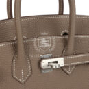 Hermes Birkin 25 Etoupe Togo Brushed PHW