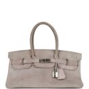 Vintage Hermes Shoulder Birkin 42 JPG Lilac Doblis PHW