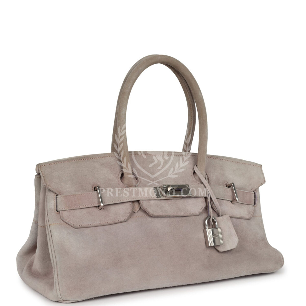 Vintage Hermes Shoulder Birkin 42 JPG Lilac Doblis PHW — изображение 2