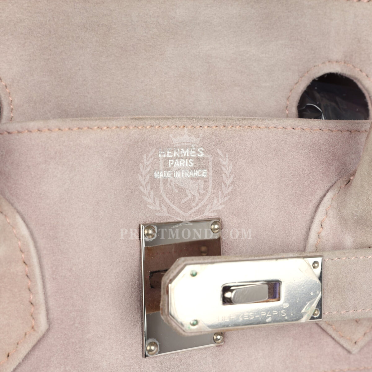 Vintage Hermes Shoulder Birkin 42 JPG Lilac Doblis PHW — изображение 7
