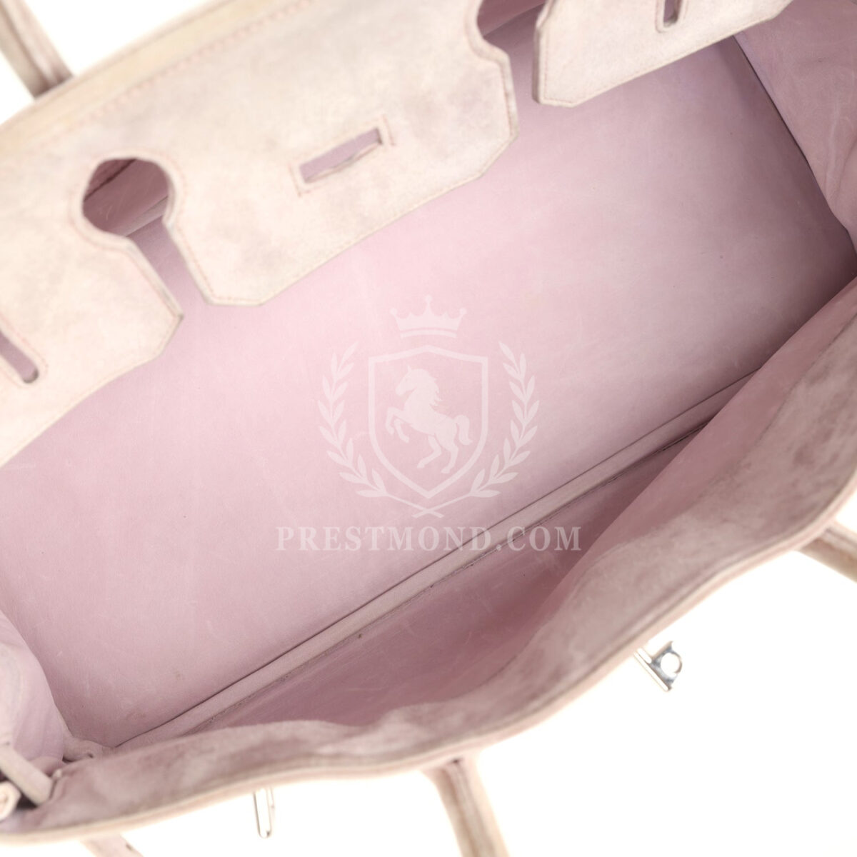 Vintage Hermes Shoulder Birkin 42 JPG Lilac Doblis PHW — изображение 8