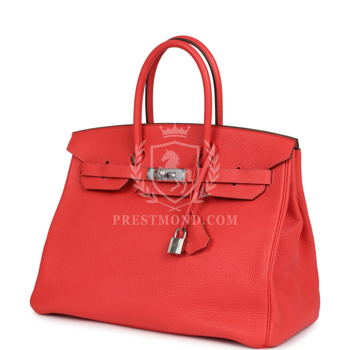 Hermes Birkin 35 Rose Jaipur Clemence PHW — изображение 5