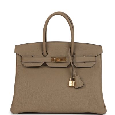 Hermes Birkin 35 Beige Marfa Togo GHW