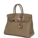 Hermes Birkin 35 Beige Marfa Togo GHW